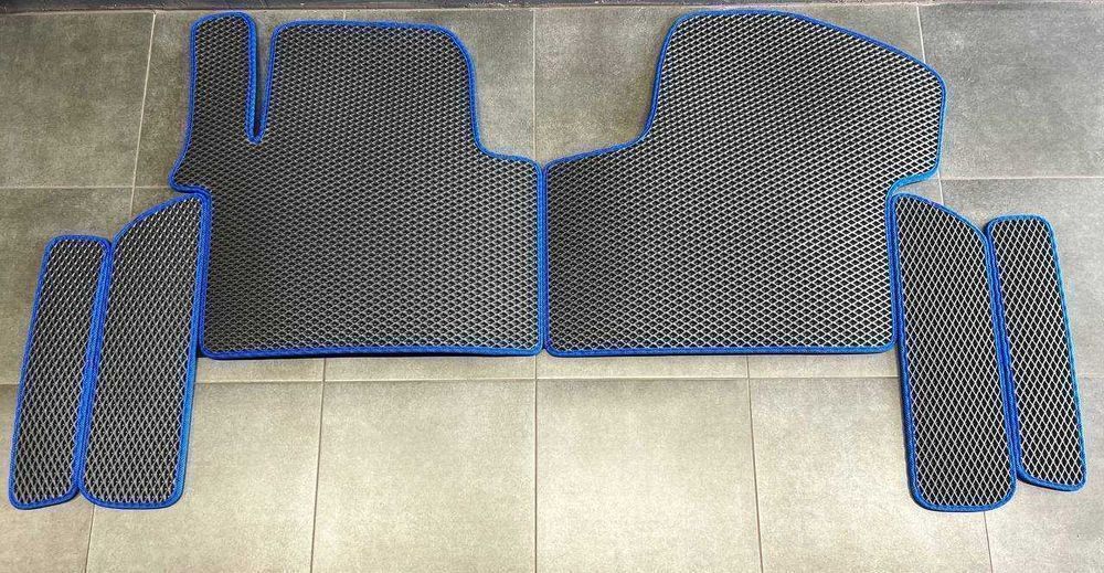 Коврики ЕВА шторки Opel Vivaro Опель Віваро 2001-23 передні 2 ряд 3ряд