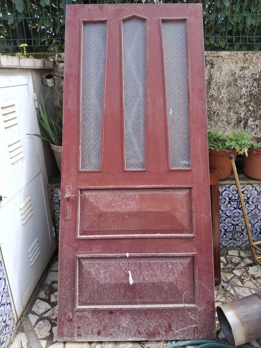 Porta exterior madeira