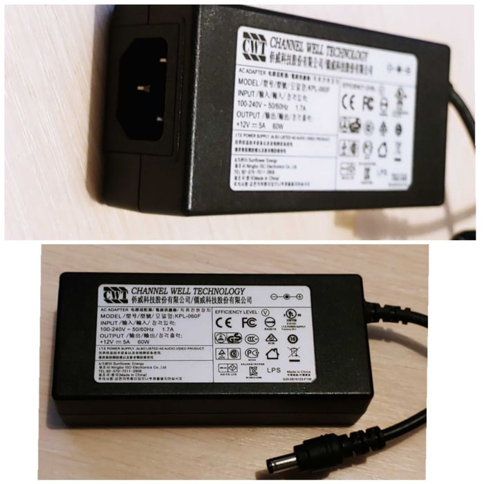 Блок питания 12В 1,5А;12В 2A