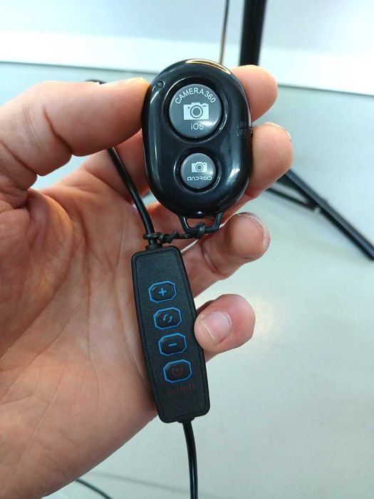 Ring Light com Tripé, Suporte de Telemóvel e Comando NOVO