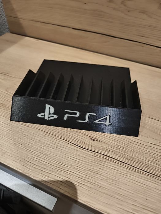 Stojak podstawka na gry Ps4 napis fluorescencyjny