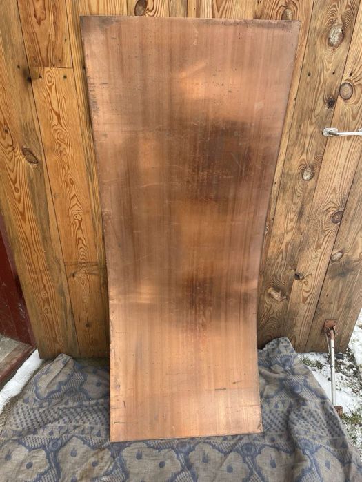 Мідь листова 600х1500х1,5мм 12кг