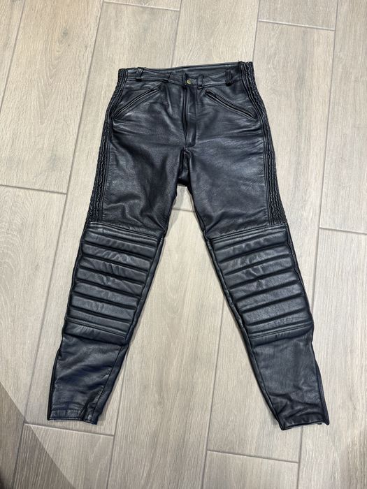 Кожані мотоштани