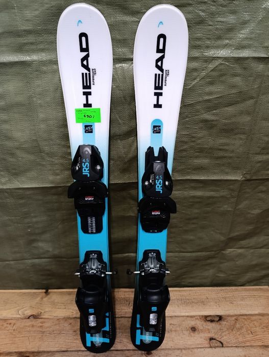 Nr 268 Narty zjazdowe Head SuperShape Team E4SY 77 cm + wiązania Gw
