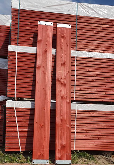 Rusztowanie elewacyjne podesty drewniane Plettac Rux solidne z dostawą