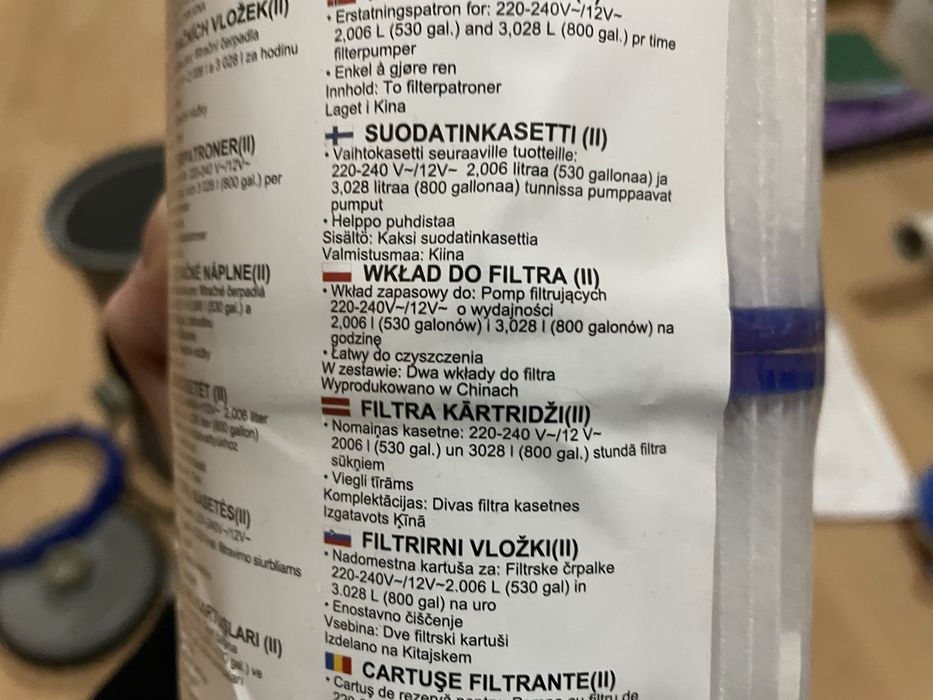 Pompa do basenu FlowClear + 3 nowe filtry