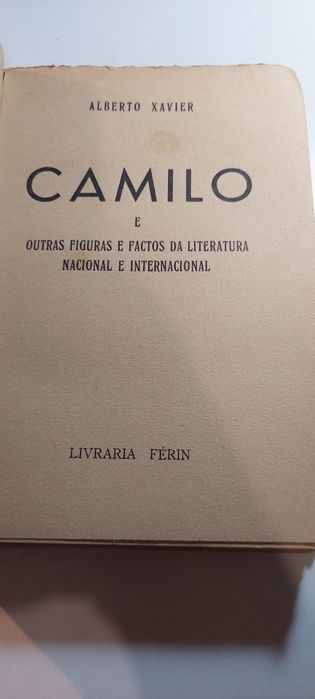 Camilo e Outras Figuras e... - Alberto Xavier (Assinado pelo autor)