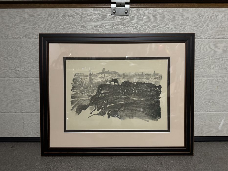 Grafika Jan Kanty Gumowski Kraków Panorama