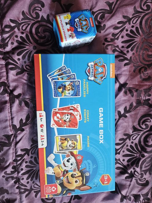 Gry game box Psi Patrol+ 3d puzzle