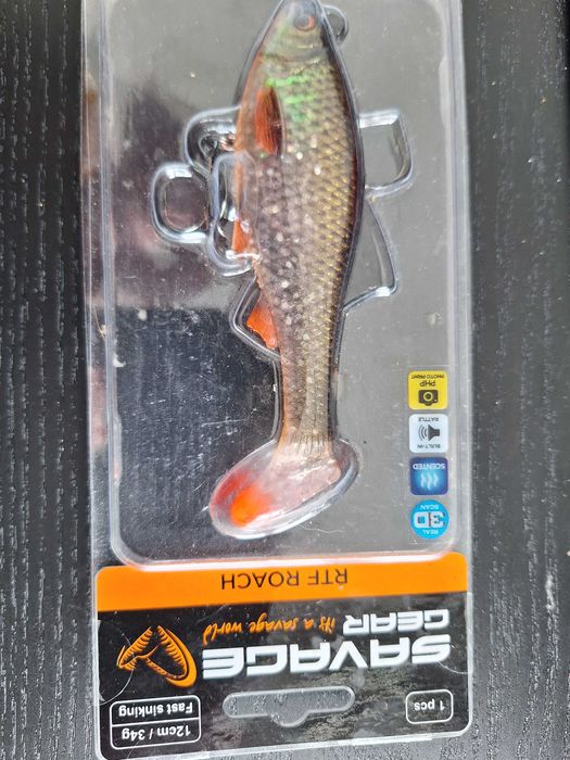 guma ripper uzbrojony Savage Gear RTF Roach płotka 12cm 34g szybko tonąca