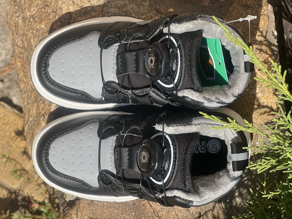 Дитячі хайтопи ( кросівки) на флісі для дівчат/хлопців, розмір 26-30