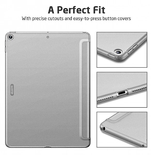Etui ESR Rebound do iPad 7 / 8 (10.2) Silver Grey
