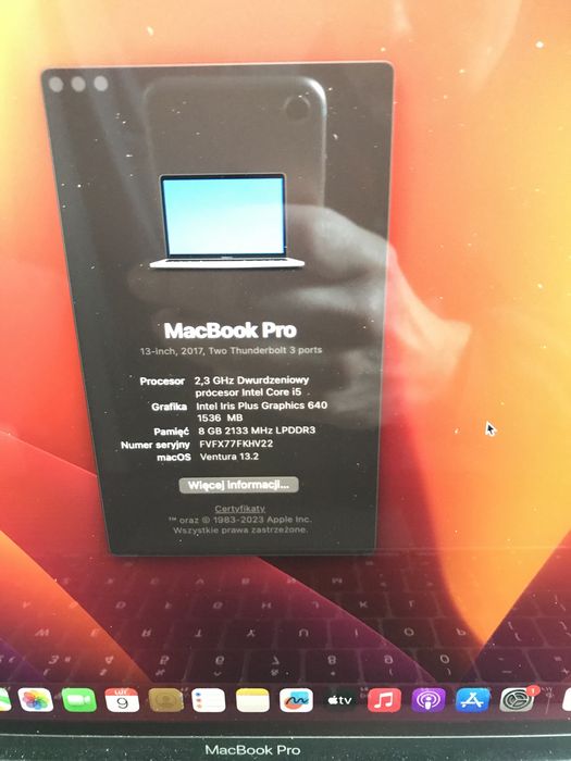 Apple MacBook Pro 2017r i5