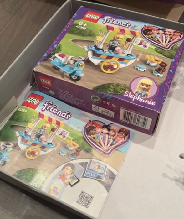 Lego friends gelataria com caixa