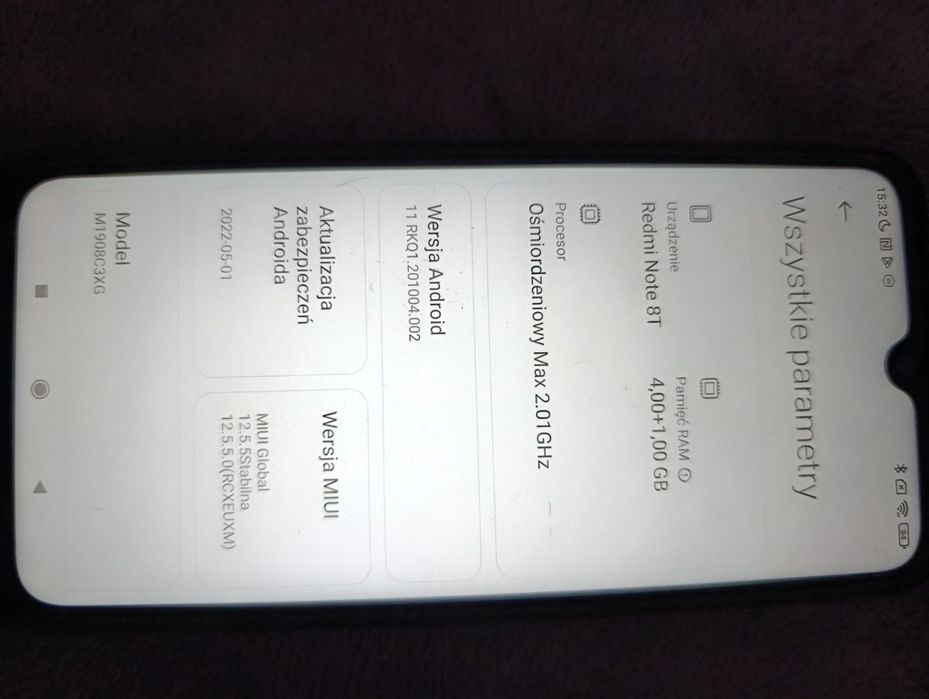 Telefon Redmi note 8t 64GB