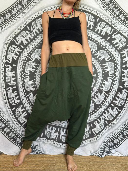 Szarawary dresiki zielone