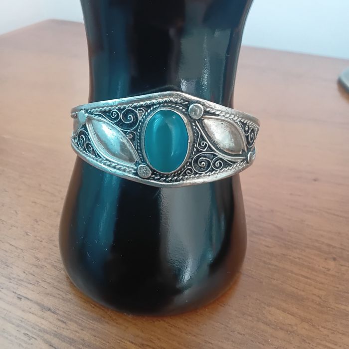 Pulseira Etnica em "Prata Berbere"  Artesanais , Exclucivas e Autentic