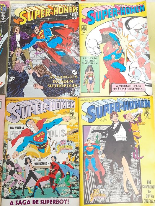 BD banda desenhada livros Super-homem anos 80