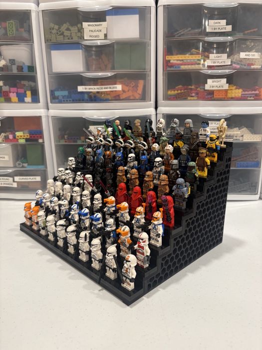 Великий стенд ‼️  підставка для мініфігурок Lego на 90+ шт Лего