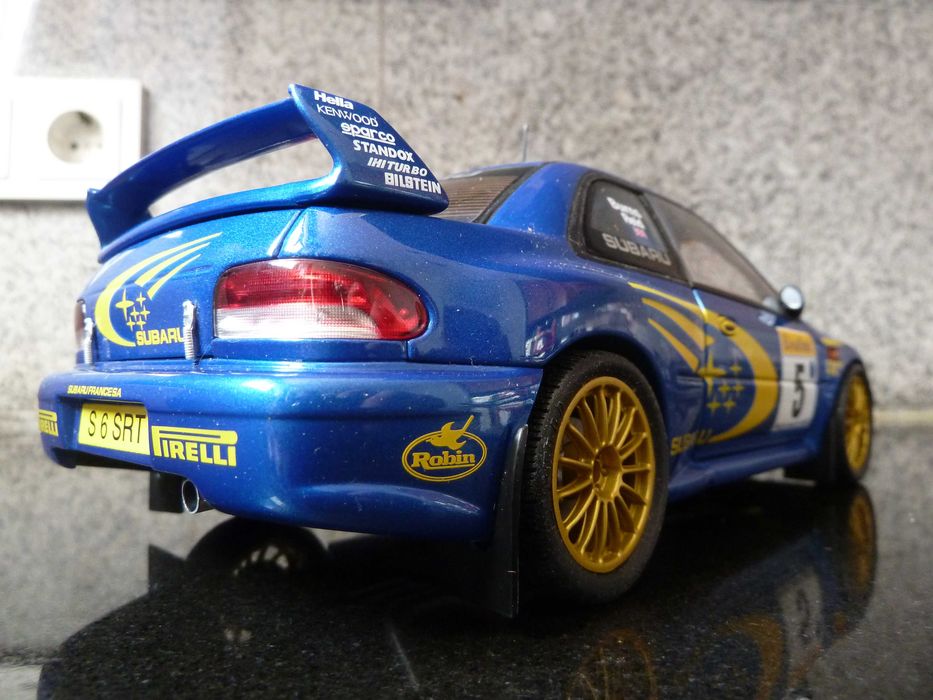 1:18 AutoArt, Subaru Impreza WRC 1999, Rally Monte Carlo, Minichamps