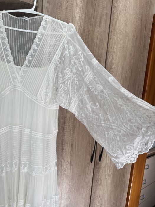 Святкова сукня ulla johnson максі мереживна  розм  L XL