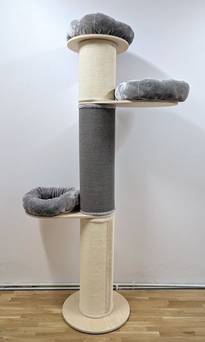 Natural Paradise Drapak Słupek Dla Kota Jasmine XXL Kremowy OGROMNYusz