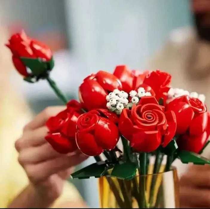 Букет Роз -Конструктор Botanical Collection 822деталі як Lego(Код1001)