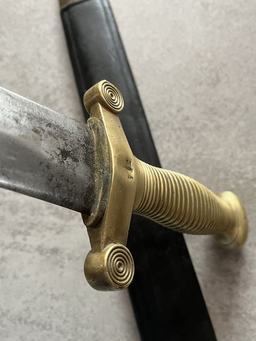 Tasak francuski „Gladius” 1831 zgodny, piękny stan, bagnet