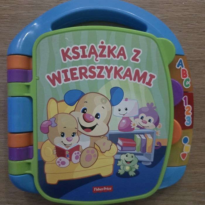 Książka z wierszykami Fisher Price