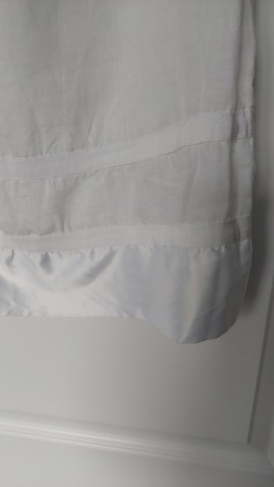 Sukienka biała z lnu r.36 lniana Malvin