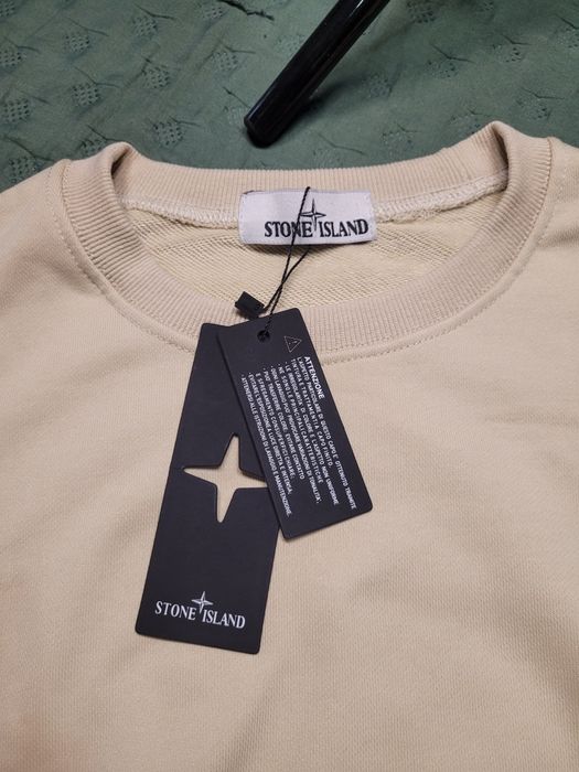 Kremowa bluza Stone Island