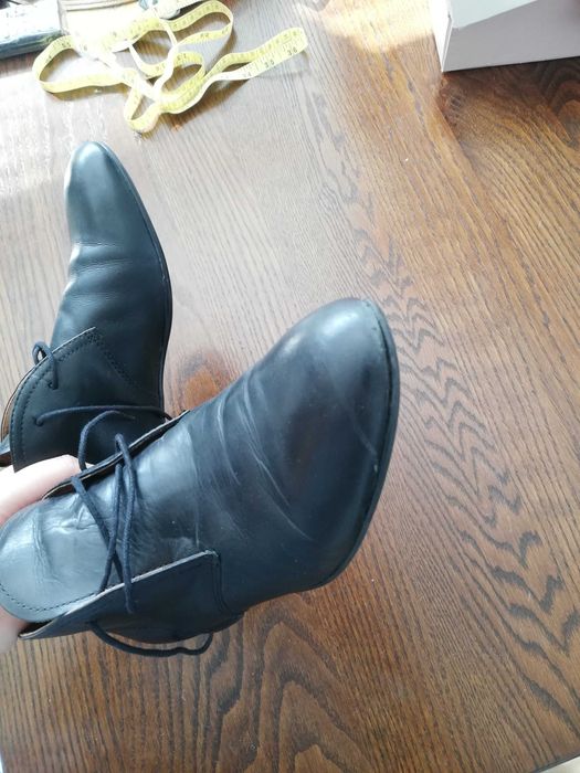 Buty skórzane 40, półbuty czarne