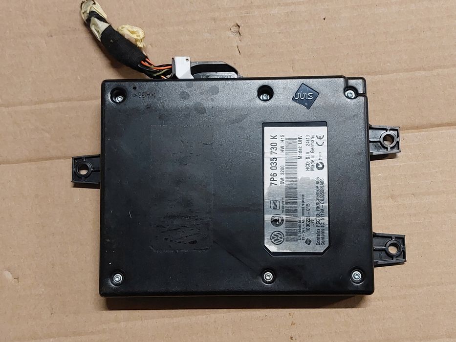 moduł sterownik bluetooth 7p6035730k vw seat skoda