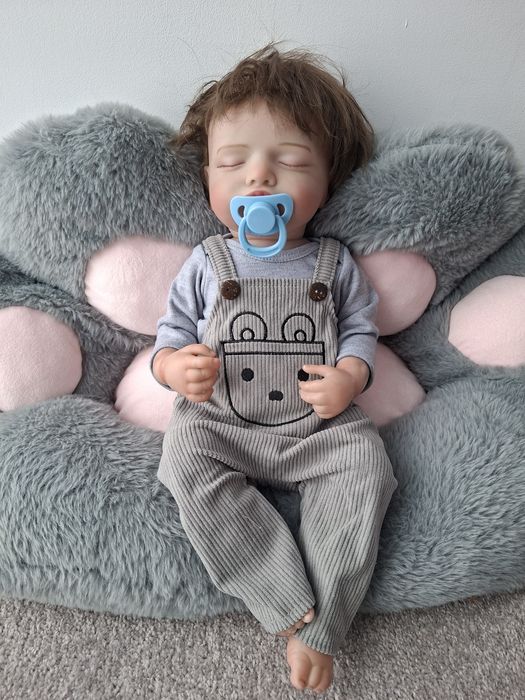 Lalka jak żywe dziecko reborn piękna NOWA duża prawie 50 cm , cala gum