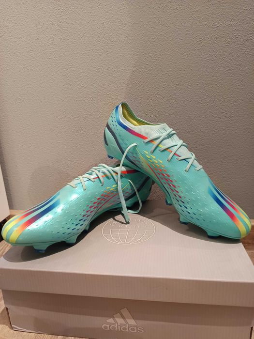 Buty piłkarskie Korki adidas X Speedportal.1 FG - Błękitny NOWE 46 2/3