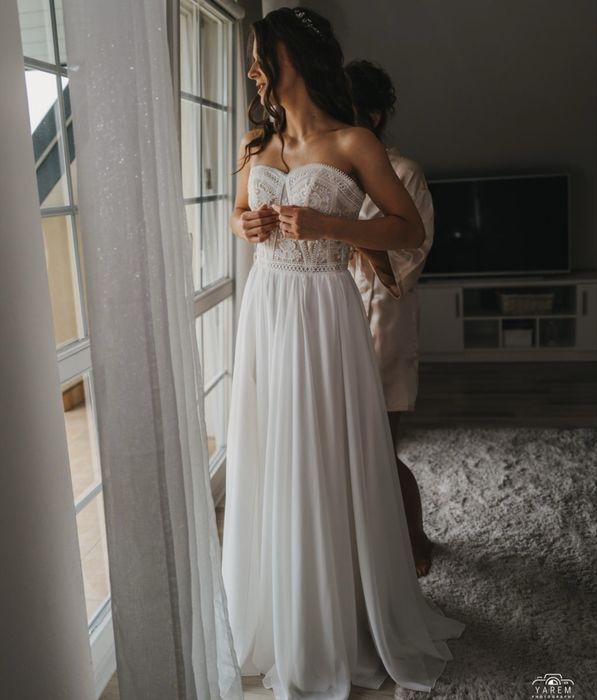 Suknia ślubna Boho S XD