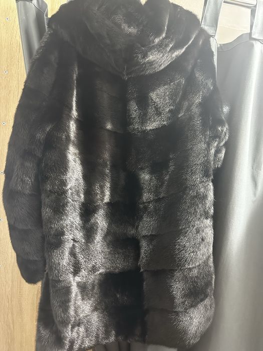 Шуба плюшка плюш  норка норкова преміум люкс Blackglama шубка Ідеал