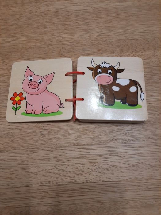 Książeczka drewniana