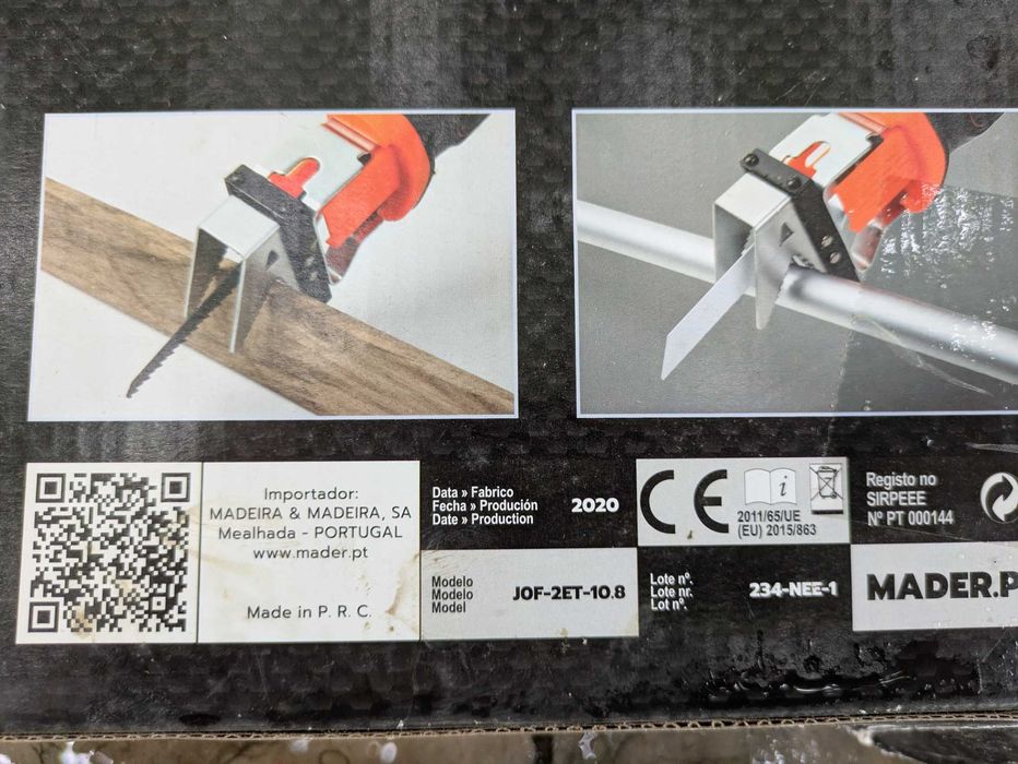 Serrote de poda a bateria Mader, 10,8v; 1,5 A. Pouco usdo