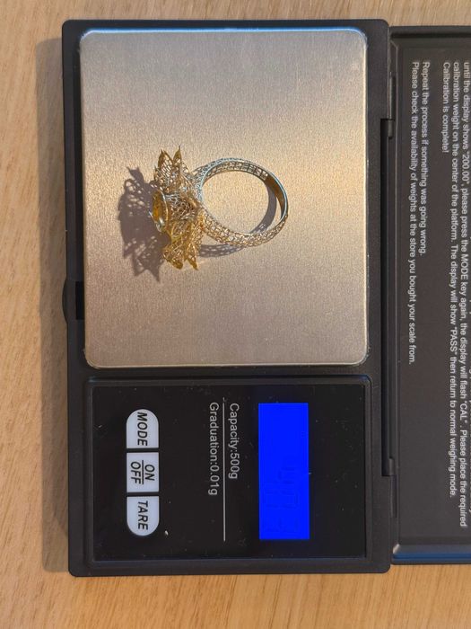 pierścionek złoto próba 585 markowy Czechy 430 zł za gram