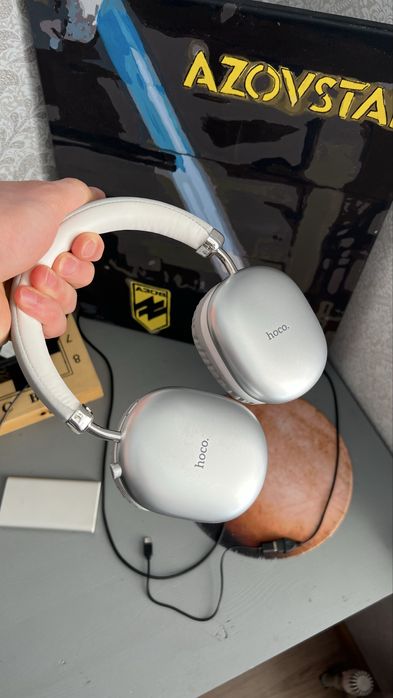Бездротові Bluetooth наушники HOCO W35 Max Silver