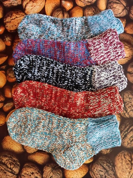 В'язані носочки великих розмірів