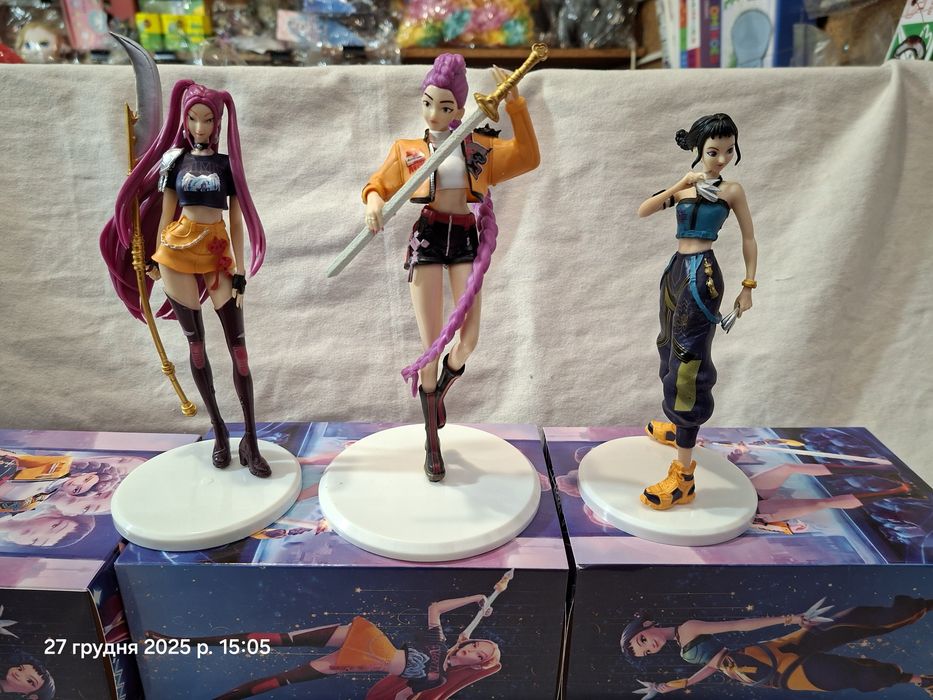 Кейпоп охотницы на демонов kpop demon hunters Руми Зои Мира 21 см