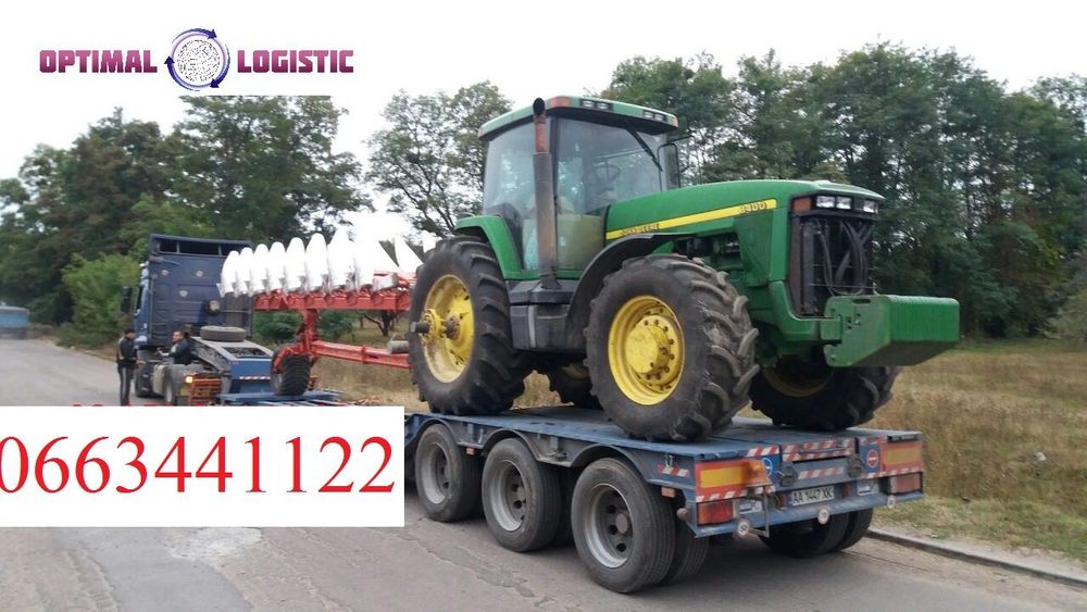 Послуги трала Луцьк Перевезення негабаритних вантажів оренда платформи