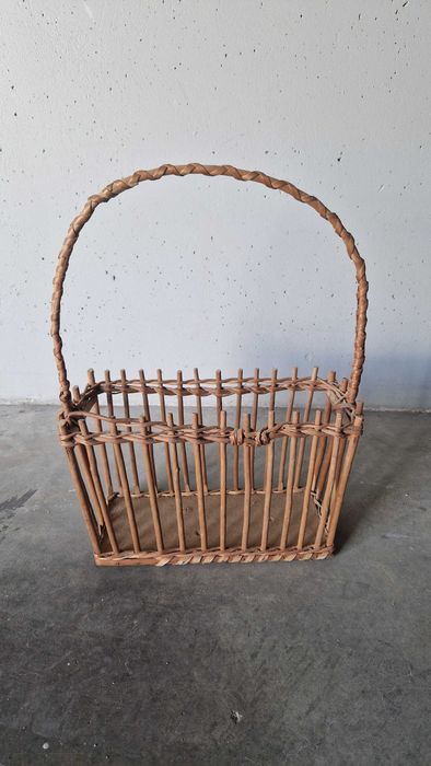 Cesto de vime, vintage