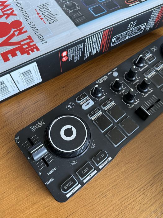 Hercules DJControl Starlight + Headphones Hercules | Kit DJ Completo | Excelente Estado