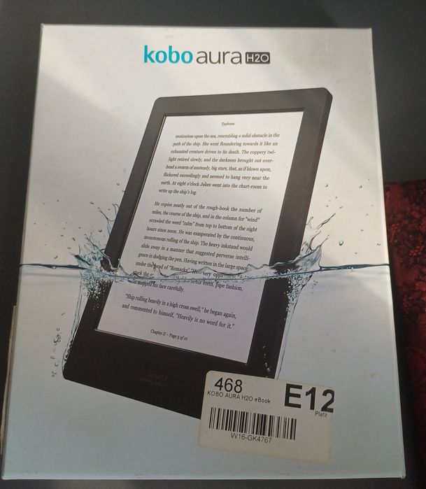 Електронна книга Kobo Aura H2O 6.8" (4GB + MicroSD) Водостійка, підсвітка