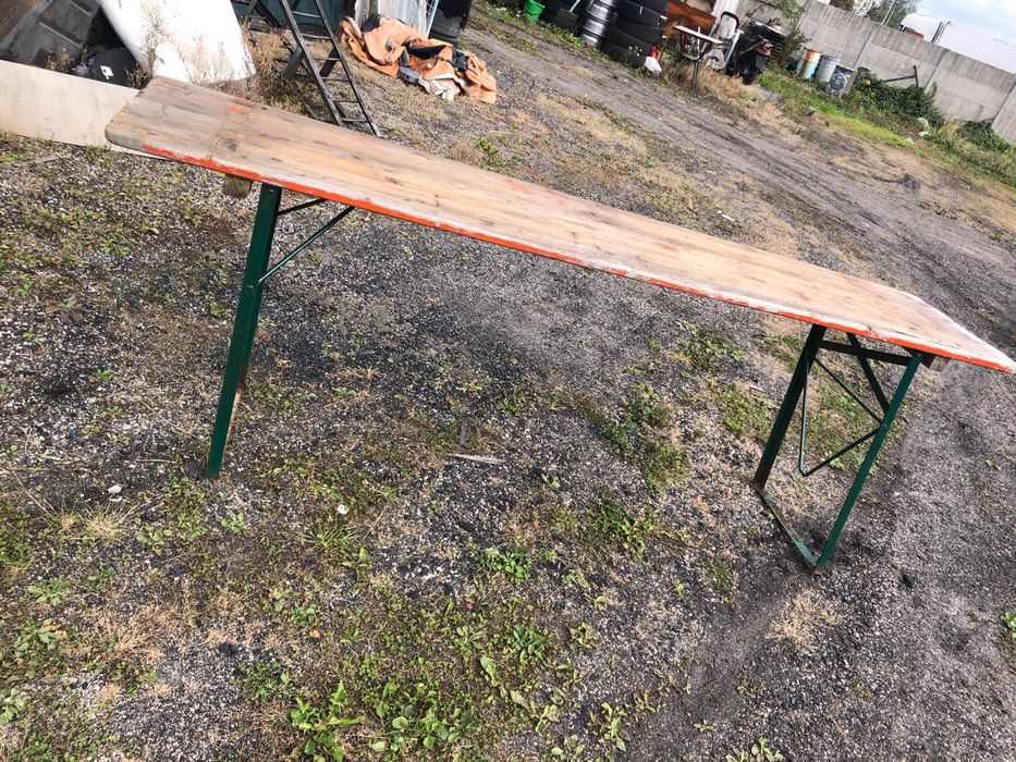 Stol ogrodowy oskladany drewniany