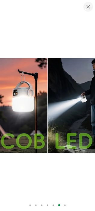 Багатофункціональна лампа та USB акумуляторний лед  ліхтарик