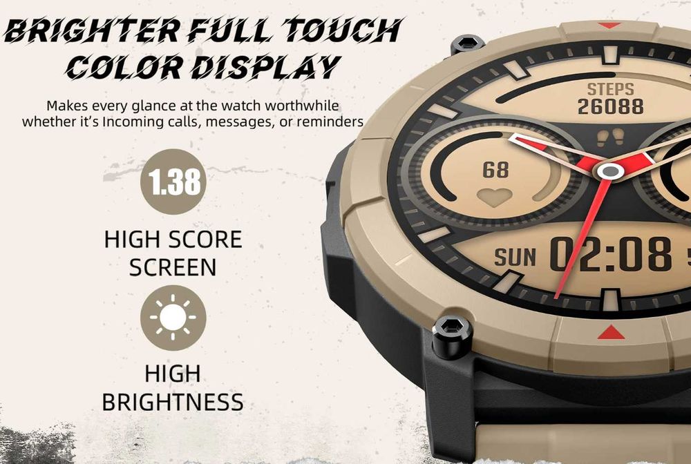 Смарт часы MASX Oasis X Cпортивные тактические часы GPS Smart IP68